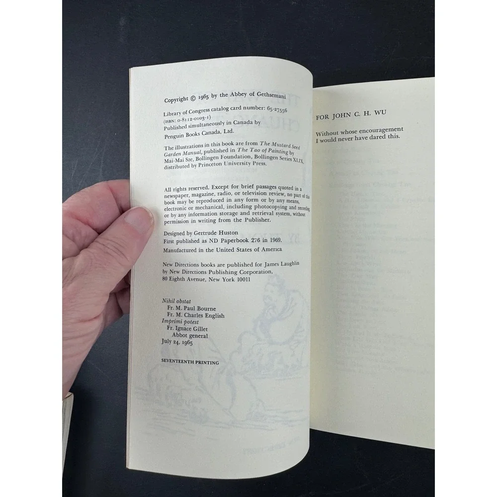 The Way of Chuang Tzu Thomas Merton New Directions pbk Taoism Zen Philosophy
